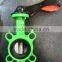 2 Inch Wafer Butterfly Valve with Manual Gearbox and Aluminium Handle Lever