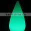 Multi color change egg shaped led table lamp