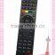 Black+Silvery 36 keys Wide network set-top box remote control
