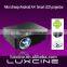 New arrival! PTP200C 2 in 1 LED Projector + TV BOX 2000 Lumens in Android WIFI Bluetooth Smart Beamer