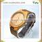 2016 new wood watches with your logo women wooden watches luxury cow leather bamboo watch