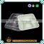 Custom clear pet clamshell food blister packaging