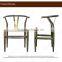 Cross back Ratten Bistro chair