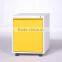 Office Furniture Two Drawer Steel Filing Mobile Cabinet with Wheel