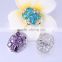 Charm Round shape bridal cheap wholesale crystal brooch for wedding party