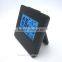 Automatic RCC weather station clock with blue backlight,Thermo-hygrometer Digital Weather Station Clock with 2 Sensors