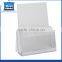 Injection Molded Plastic Leaflet Holders with Slant Back For Tabletop or Wall Mount Use
