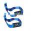 China supplier RFID smart woven thread wristbands