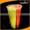 Unique Plastic 3 in 1 Split Cup With Lid 700ml 1000ml for Iced /Hot Coffee Boba Milk Tea Smoothies
