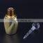 MUB New Design Silver Gold Colored UV Gel Dropper Glass Bottle With Glass Stick Cap