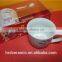 High quality hotel white porcelain coffee cups/hello kitty mug with PP spoon
