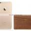 Handmade men's RFID blocking crazy horse leather slim front pocket wallet card holder