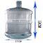 18.9L or 5 Gallon big bottle made by PC material water bottles for drinking spring water similar PET water bottles