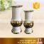 Modern gold color ceramic flower home decoration vase