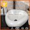 2014 hot sale modern tempered glass wash basin