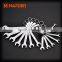 PROFESSIONAL 14PCS COMBINATION WRENCH SET SINGLE OPEN END SPANNER