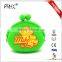 Eco friendly silicone women coin purse supplier