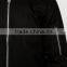 Xinlan Manufacturer High Quality New Design Durable Lightweight 100% Cotton Black Rib Cuffs Running Casual Men Bomber Jacket