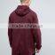 2017 Xinlan Manufacturer High Quality New Design Autumn Durable 100% Cotton Burgundy Running Casual Men Jacket