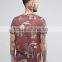 2016 High Quality Custom Digital Printed Short Sleeve O-Neck Multi Mens 100% Polyester Breathable Casual T-Shirt