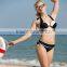 2015 Summer New Arrival Low Waist Sexy Backless Striped Strip With Padding With Veil beach swimsuit
