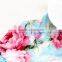 Vintage Round Collar Floral Girl Dress Handmade Baby Girls Dresses Frock