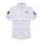 High quality short Sleeve Airline Pilot Shirts, 100%cotton Pilot shirt