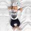 S17548A wholesale manufacturer summer children stylish girl clothing set