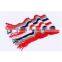 Cheap simple 6color choice stripe design spandex material knit fashion men winter cheap scarf hijab