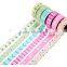 6 colors washi tape one set colors adhesive paper tape