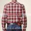 fashion shirt men shirt 100% cotton plaid shirt