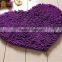 Shaggy rugs Heart Shaped chenille microfiber Door Mat