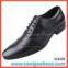 China factory handsome black  dress shoes for men