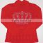 Hand Feeling Lace Star Embroider Lapel Long Sleeve Kids Shirt