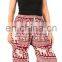 Elephant Paisley - Aladdin Drawstring Trousers  Hippie Festival Boho Trouser Pants