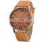 Unisex Student Teens Vintage Imitation Wood Strap Watch