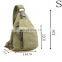 Outdoor Sports Casual Canvas Unbalance Backpack Chest Bag for men