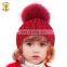 Plain Strip Style Custom Wholesale Newborn Baby Girl Knit Hats