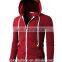 2017 BAIYIMO Wholesale Mens Fashion Zipper Gym Hoodie Custom with Pocket