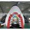Commercial inflatable shark arch for sale,cheap inflatable finish line arch for sale