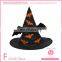 Black felt polyester conical footprint on the witch hat halloween witch hats