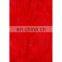 Solid Red Pompom Cotton Dupatta Stole