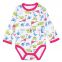 Wholesale baby clothes india infant clothes Baby girl cotton romper with long sleeve