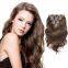 No Chemical 14inches-20inches Shedding free Natural Black Clip In Hair Extension Deep Wave