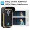 CE certification Battery operated night vision long range wireless doorbell TL-A700A