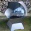 LARGE ANTIQUE FIRE PIT CORTEN STEEL FIRE RING INDOOR