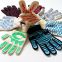 Cotton Aramid Cotton Liner Silicone Coated Heat Resistant Gloves , BBQ gloves , High Temperature Gloves