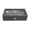 Collection classical black watch case storage display box  watch storage display box  High Quality Watch Boxes