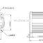 48V 60V 72V 2KW  china wuxi  factory high quality  brushless dc motor for forklift