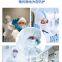 Disposable isolation clothing breathable SMS non-woven protective clothing one piece dust-proof one piece clothing